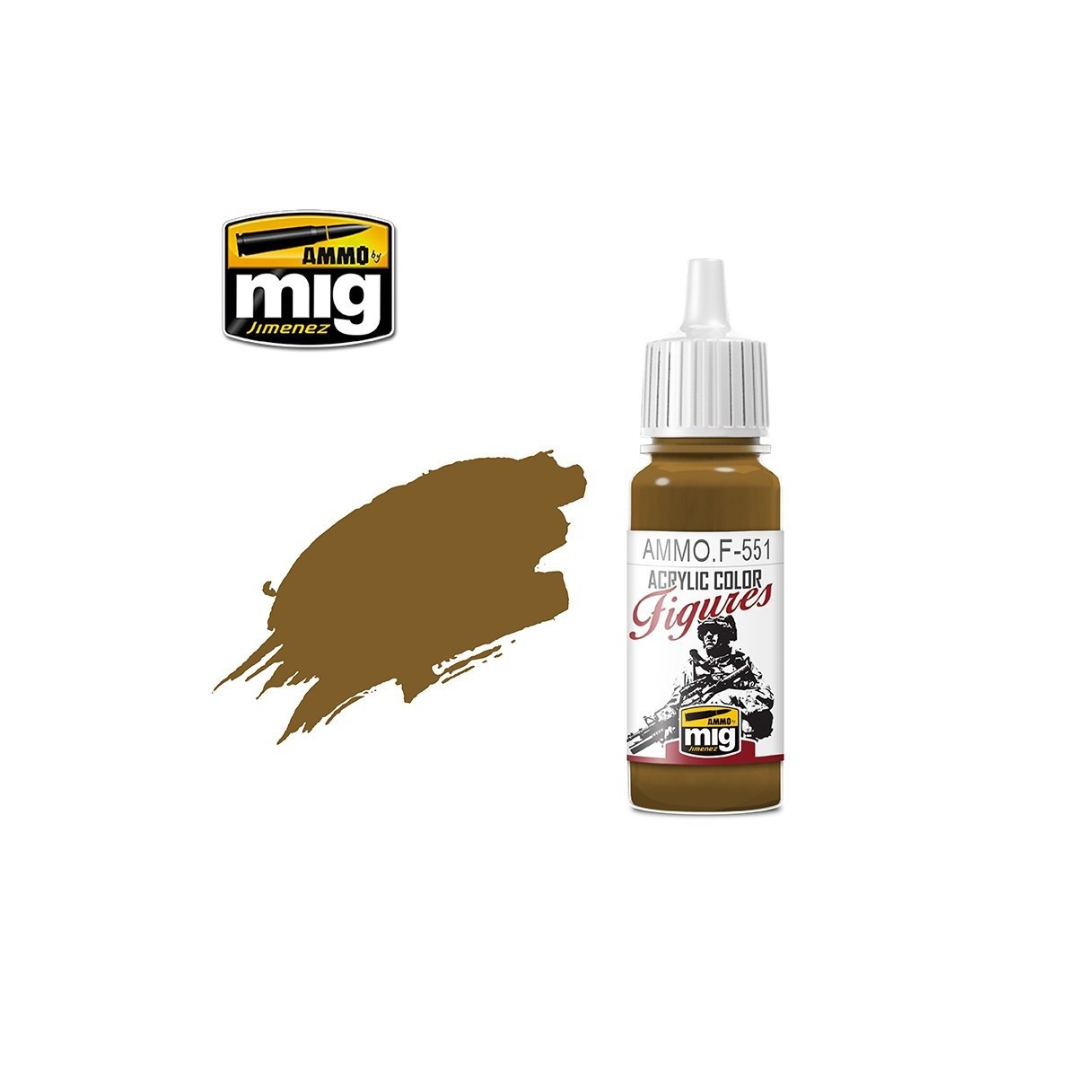 Acrylic Paint BURNING SAND 17ml Mig - A.MIG-F551