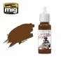 Mig Red Leather Acrylic Paint 17ml A.MIG-F552-Mig Red Leather Acrylic Paint 17ml - A.MIG-F552