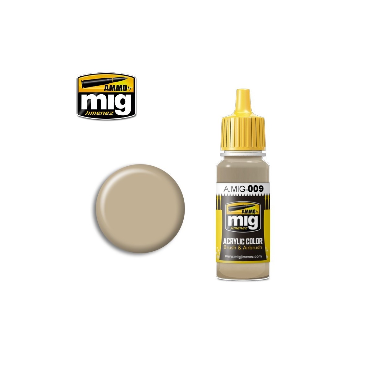Mig RAL 7027 Sand Grey Acrylic Paint 17ml