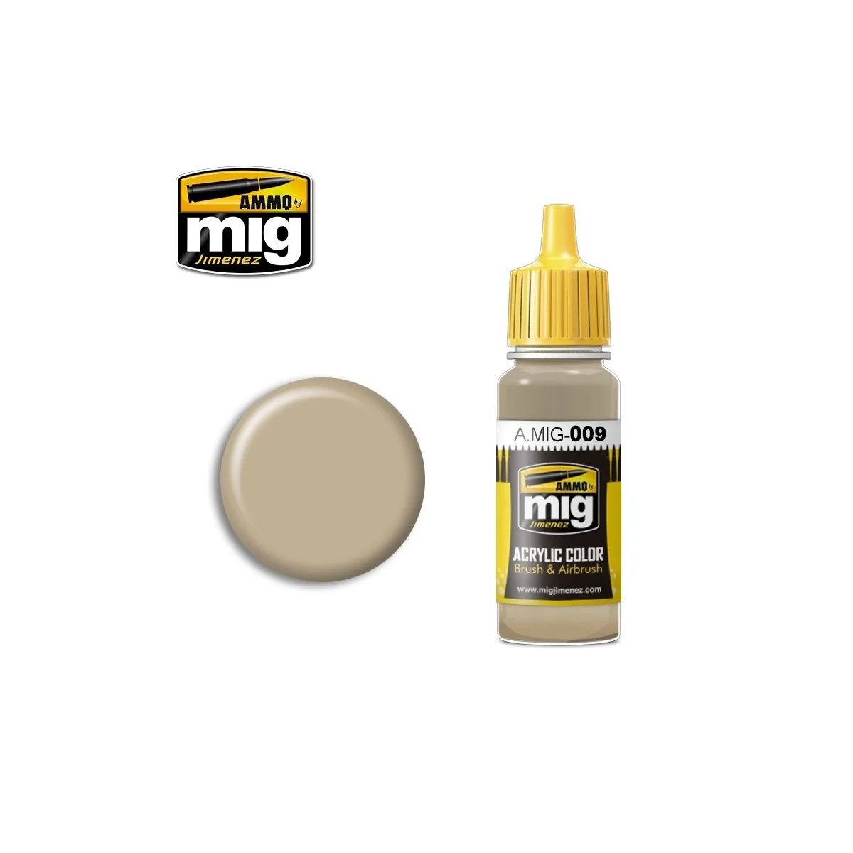 Mig RAL 7027 Sand Grey Acrylic Paint 17ml Mig RAL 7027 Sand Grey Acrylic Paint 17ml