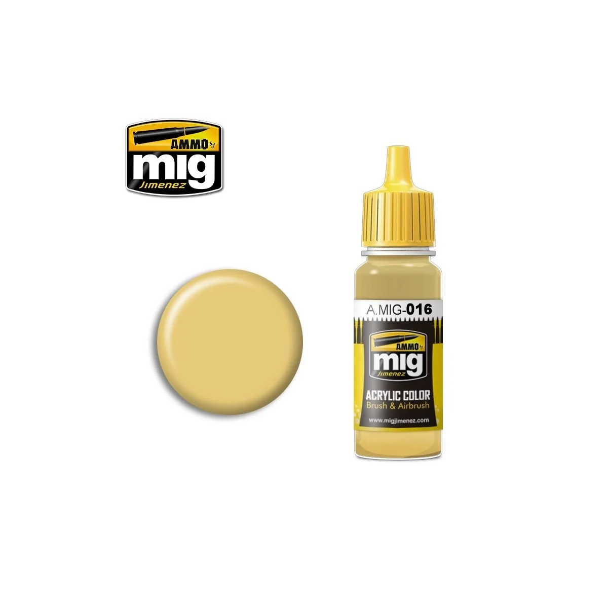Peinture acrylique RAL 8020 BRUN JAUNE 17ml Mig AMMO - MIG Jimenez A.MIG-0016 - 1 Peinture acrylique RAL 8020 BRUN JAUNE 17ml Mig AMMO - MIG Jimenez A.MIG-0016 - 1