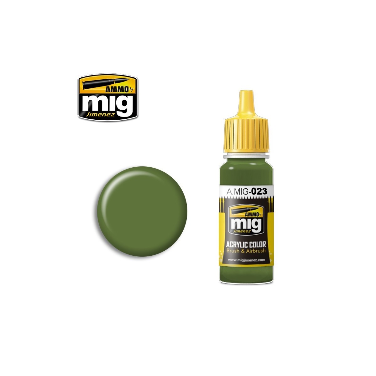 Peinture acrylique VERT PROTECTEUR 17ml Mig AMMO - MIG Jimenez A.MIG-0023 - 1