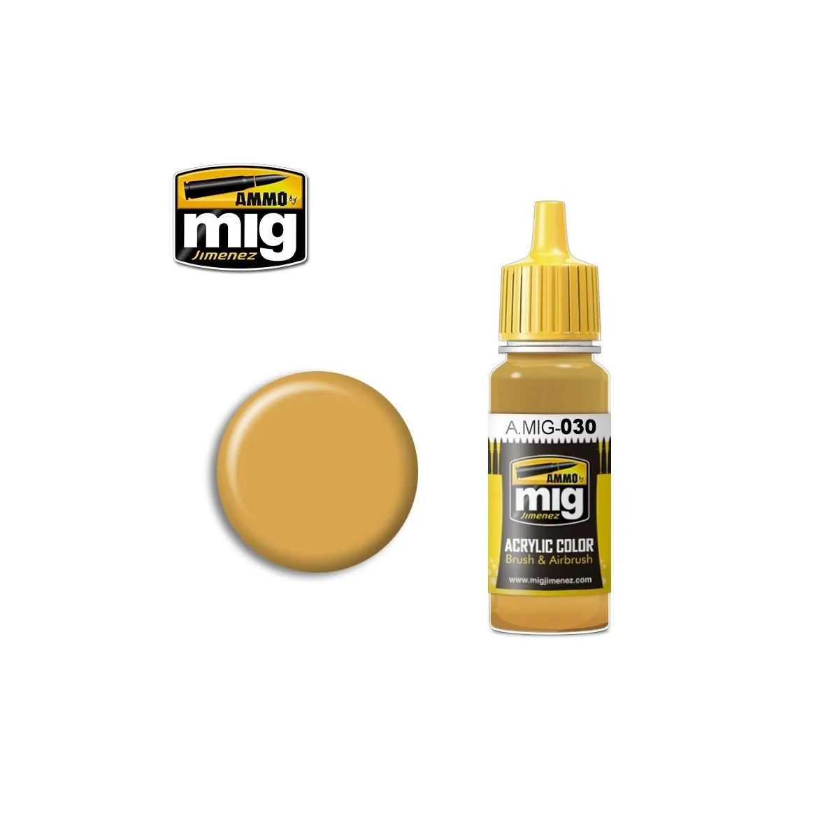Acrylic paint SAND YELLOW 17ml Mig Acrylic paint SAND YELLOW 17ml Mig