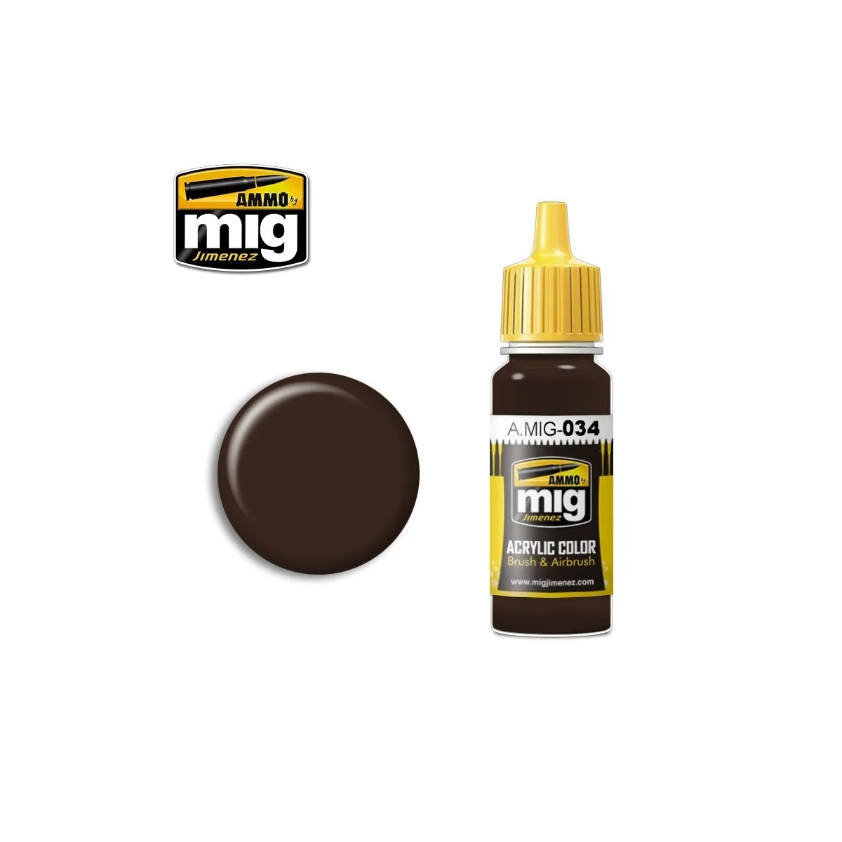 Peinture acrylique Traces de Rouille 17ml Mig AMMO - MIG Jimenez A.MIG-0034 - 1