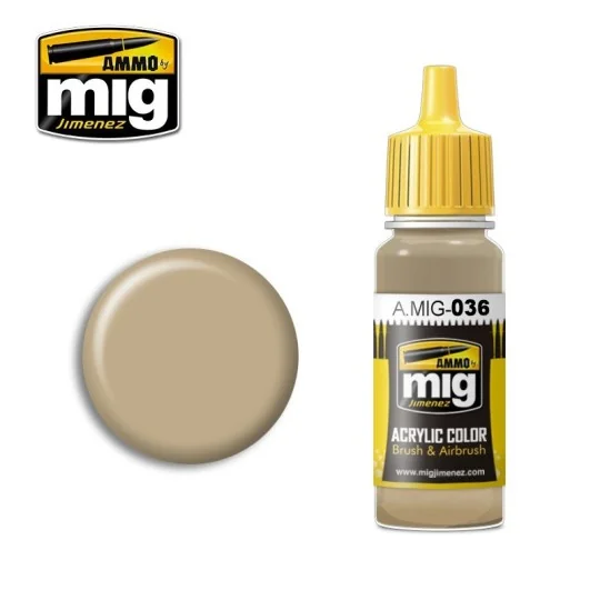 A.MIG-0036-Peinture acrylique VIEUX BOIS 17ml Mig - A.MIG-0036