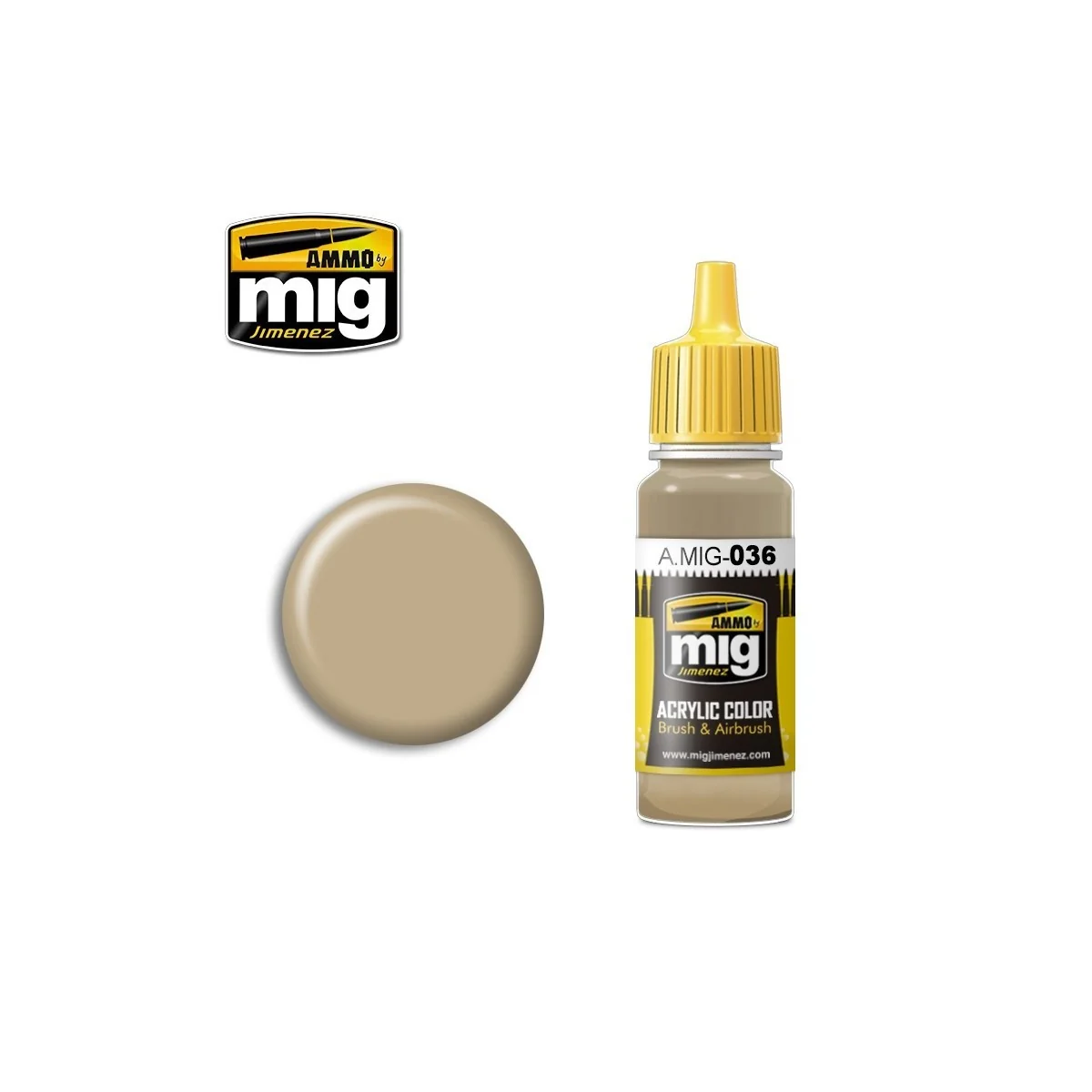 Peinture acrylique VIEUX BOIS 17ml Mig AMMO - MIG Jimenez A.MIG-0036 - 1