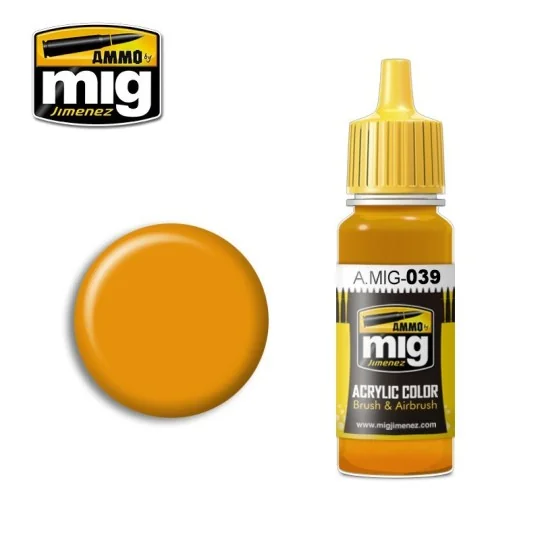 Peinture acrylique ROUILLE CLAIRE 17ml Mig AMMO - MIG Jimenez A.MIG-0039 - 1 A.MIG-0039-Peinture acrylique ROUILLE CLAIRE 17ml Mig - A.MIG-0039