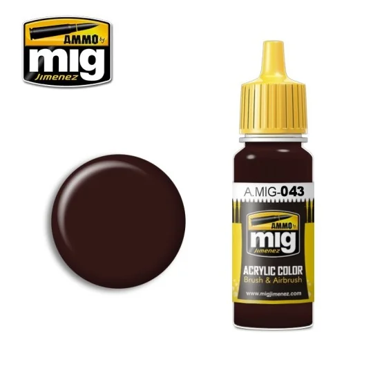 A.MIG-0043-Peinture acrylique ROUILLE D'OMBRE 17ml Mig - A.MIG-0043