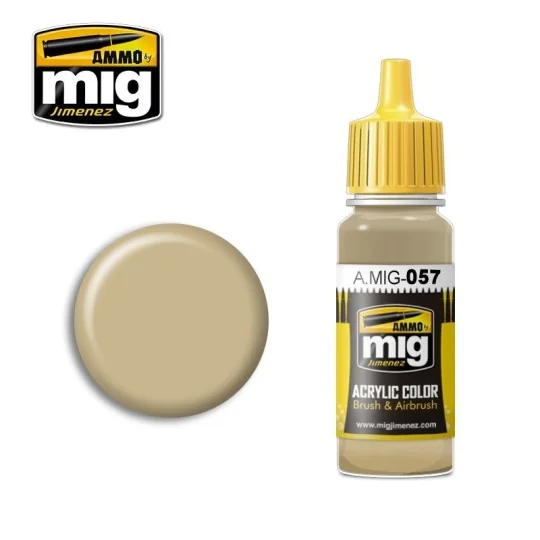 A.MIG-0057-Peinture acrylique JAUNE GRIS 17ml Mig - A.MIG-0057