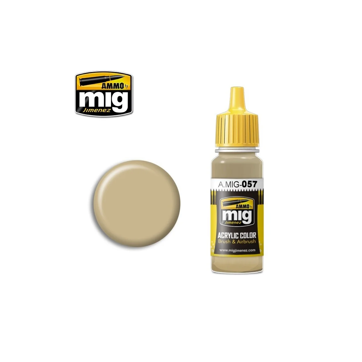 Mig Yellow-Gray Acrylic Paint 17ml Mig Yellow-Gray Acrylic Paint 17ml