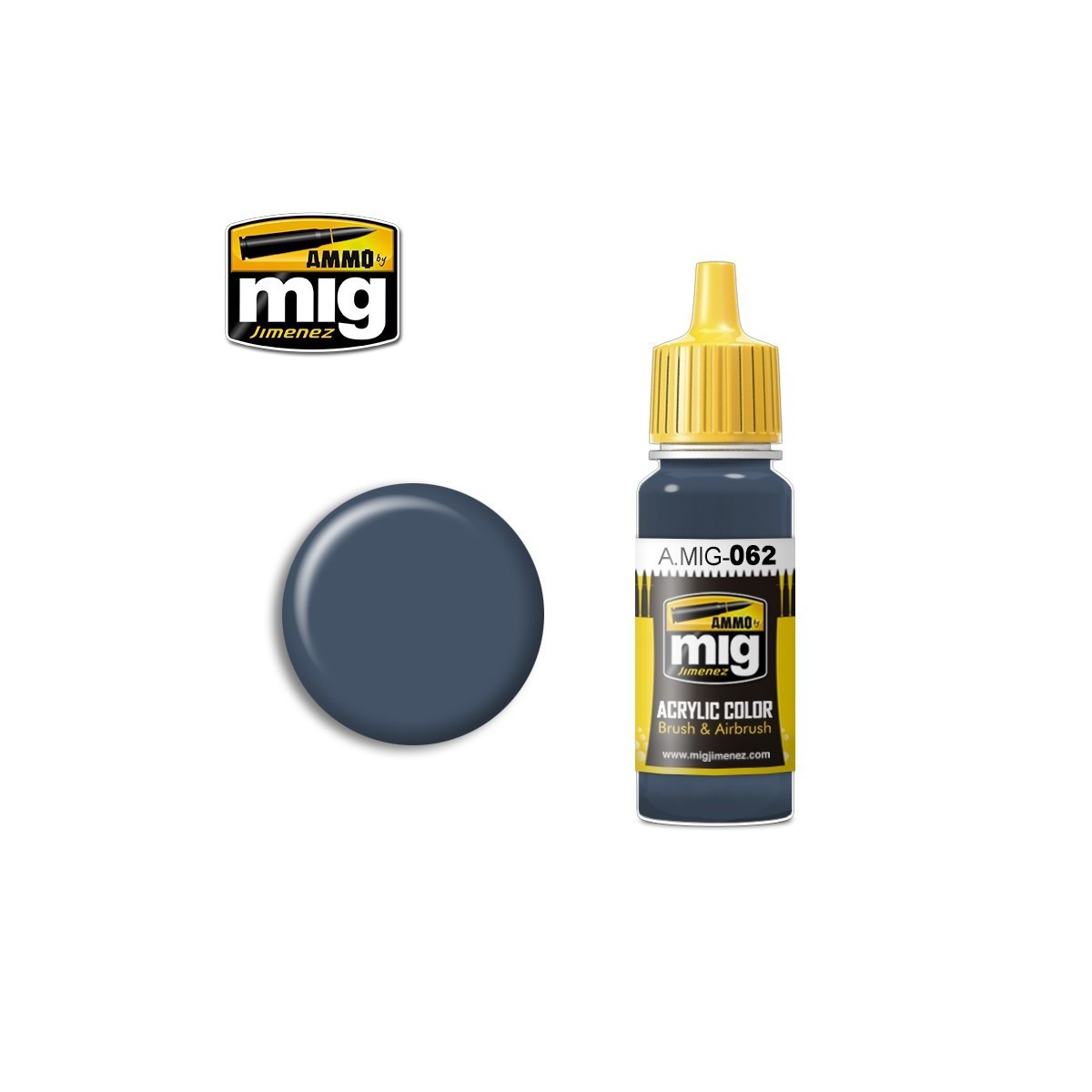 Peinture acrylique BLEU FRANÇAIS 17ml Mig AMMO - MIG Jimenez A.MIG-0062 - 1