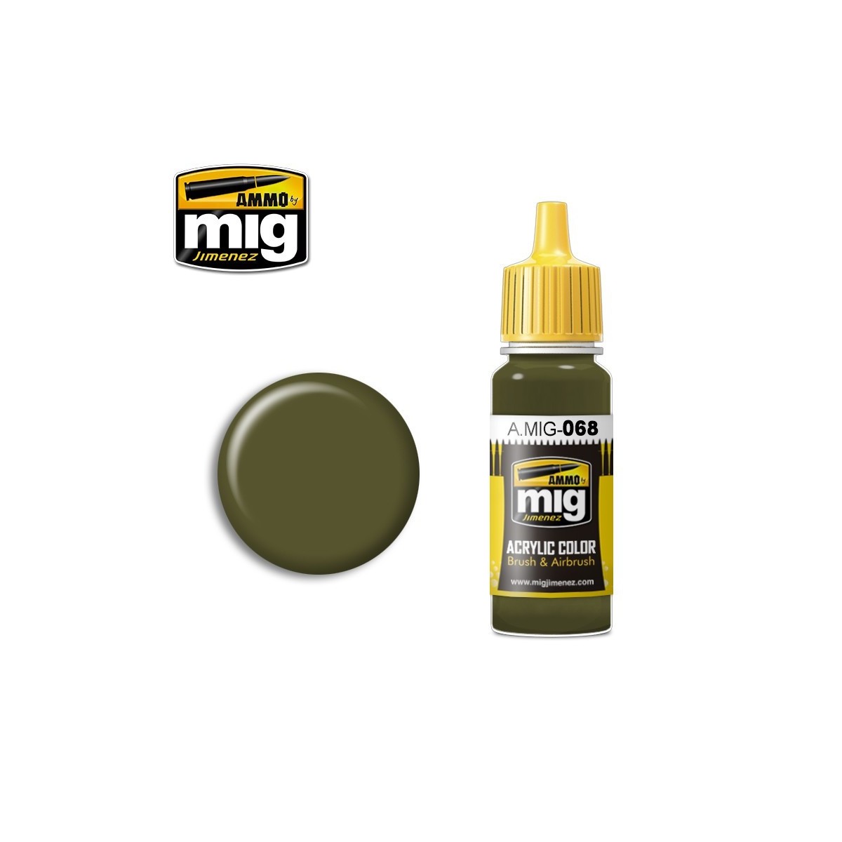 Peinture acrylique IDF VERT 17ml Mig AMMO - MIG Jimenez A.MIG-0068 - 1