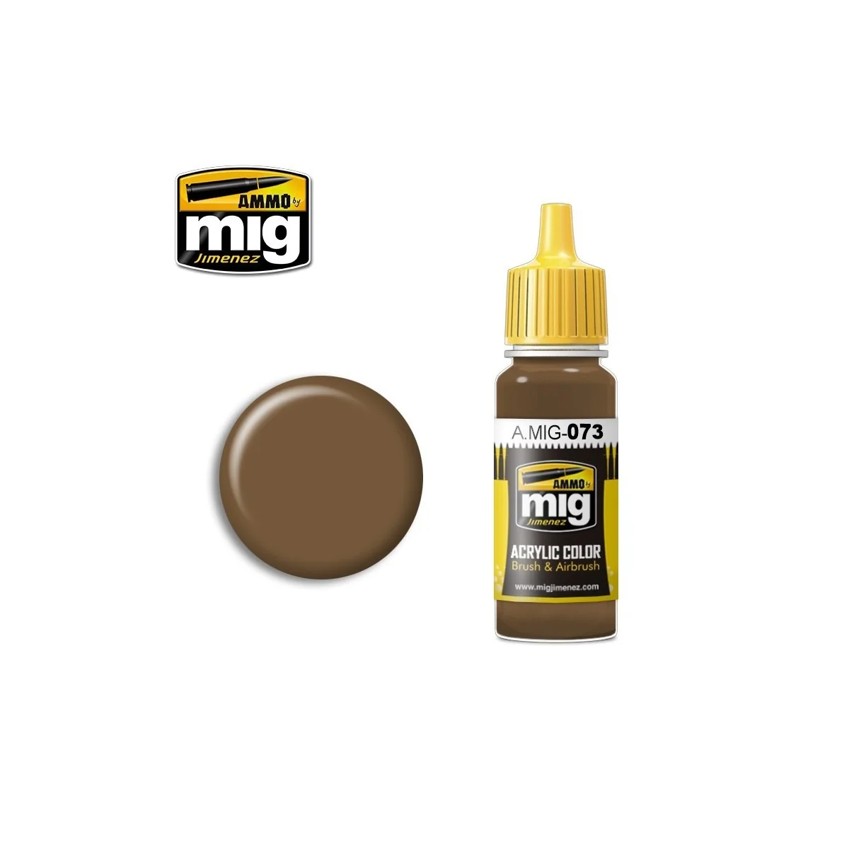 Peinture acrylique TERRE 17ml Mig AMMO - MIG Jimenez A.MIG-0073 - 1 Peinture acrylique TERRE 17ml Mig AMMO - MIG Jimenez A.MIG-0073 - 1