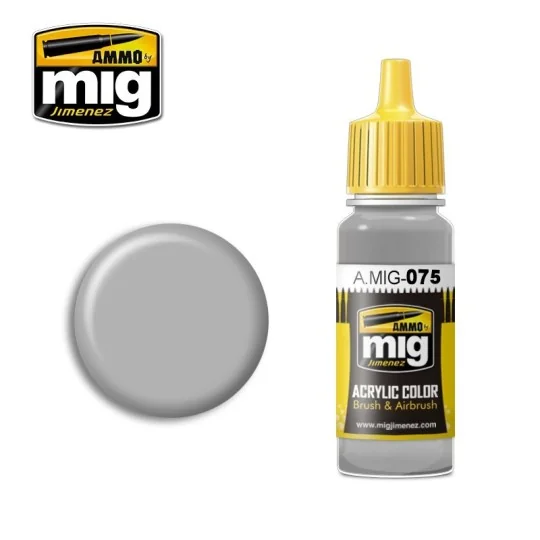 A.MIG-0075-Peinture acrylique GRIS PIERRE 17ml Mig - A.MIG-0075