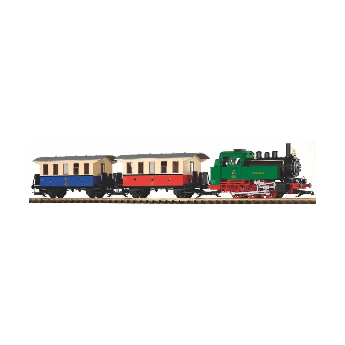 Piko G 37130 Traveler Starter Set, with BR 80 - Piko G - Piko_37130 Piko G 37130 Traveler Starter Set, with BR 80 - Piko G - Piko_37130