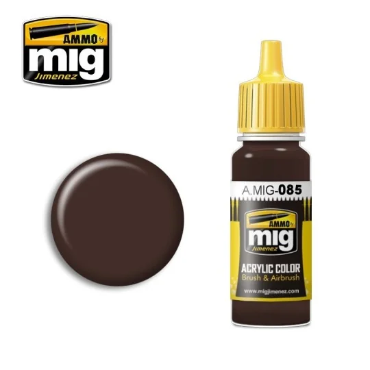 A.MIG-0085-NATO Brown Acrylic Paint 17ml Mig - A.MIG-0085
