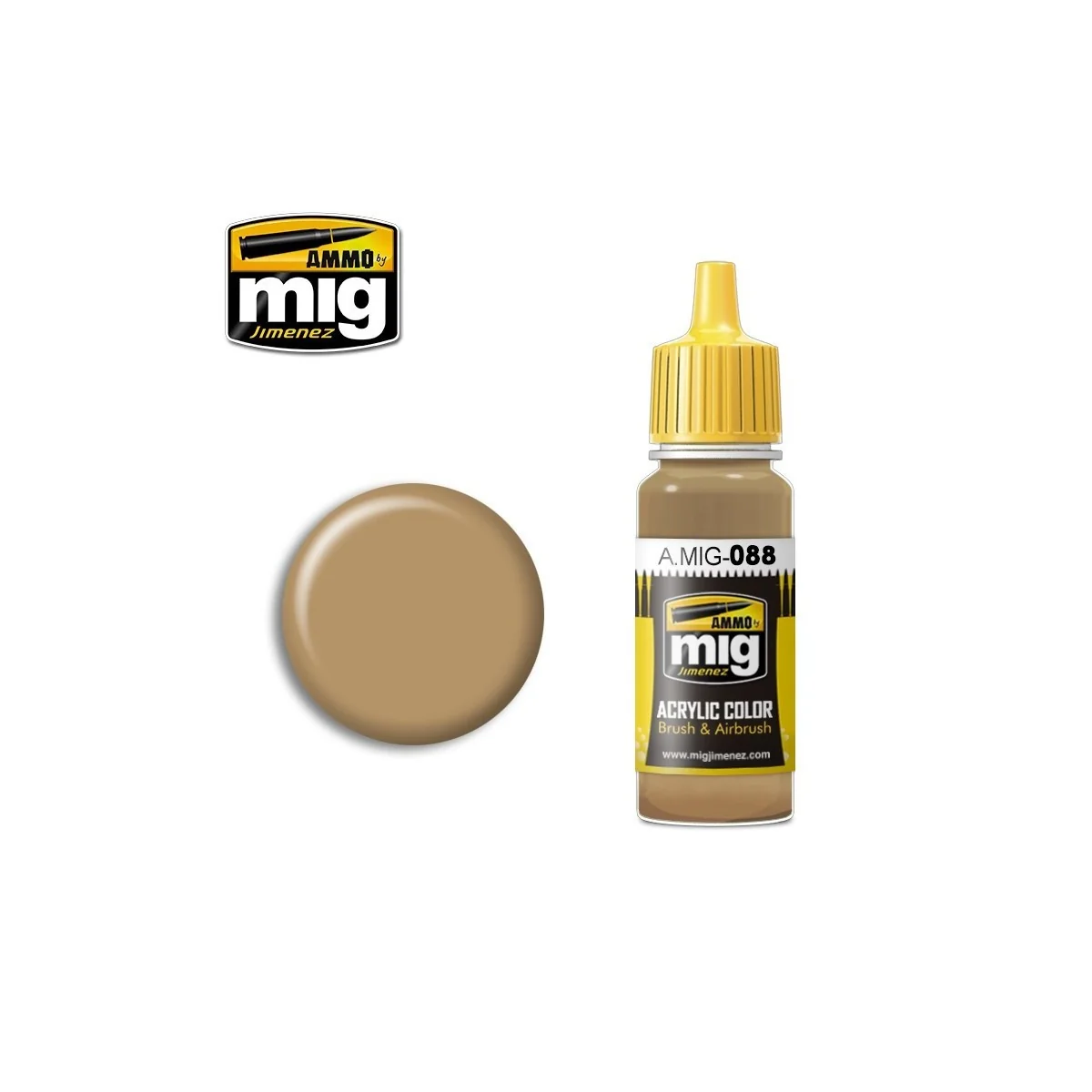 Mig 17ml Khaki Brown Acrylic Paint