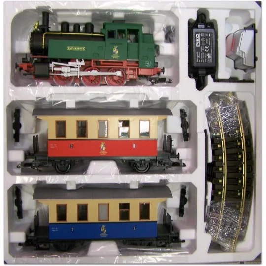 Piko_37130-Piko G 37130 Coffret de départ voyageurs, avec BR 80