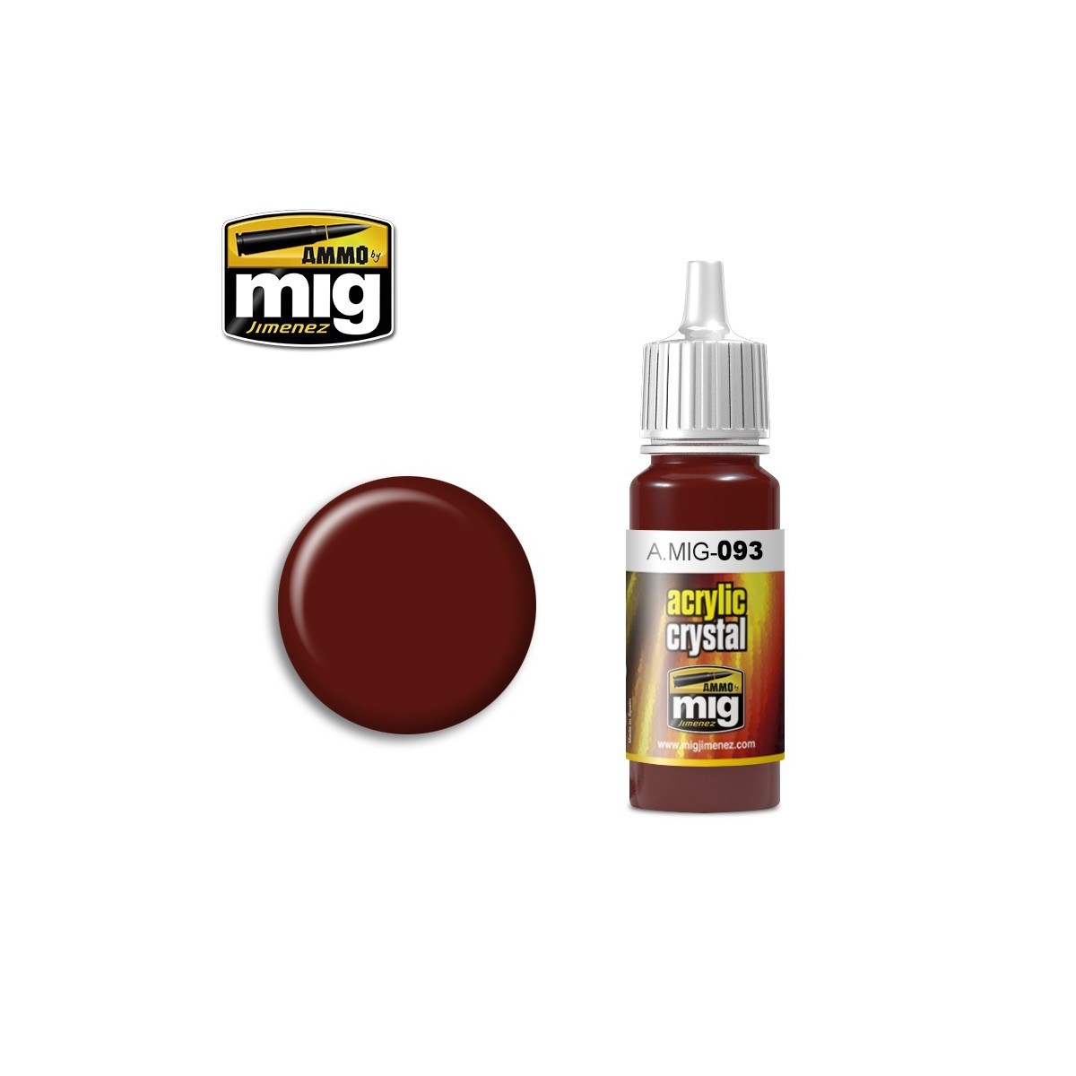Crystal Red Acrylic Paint 17ml Mig