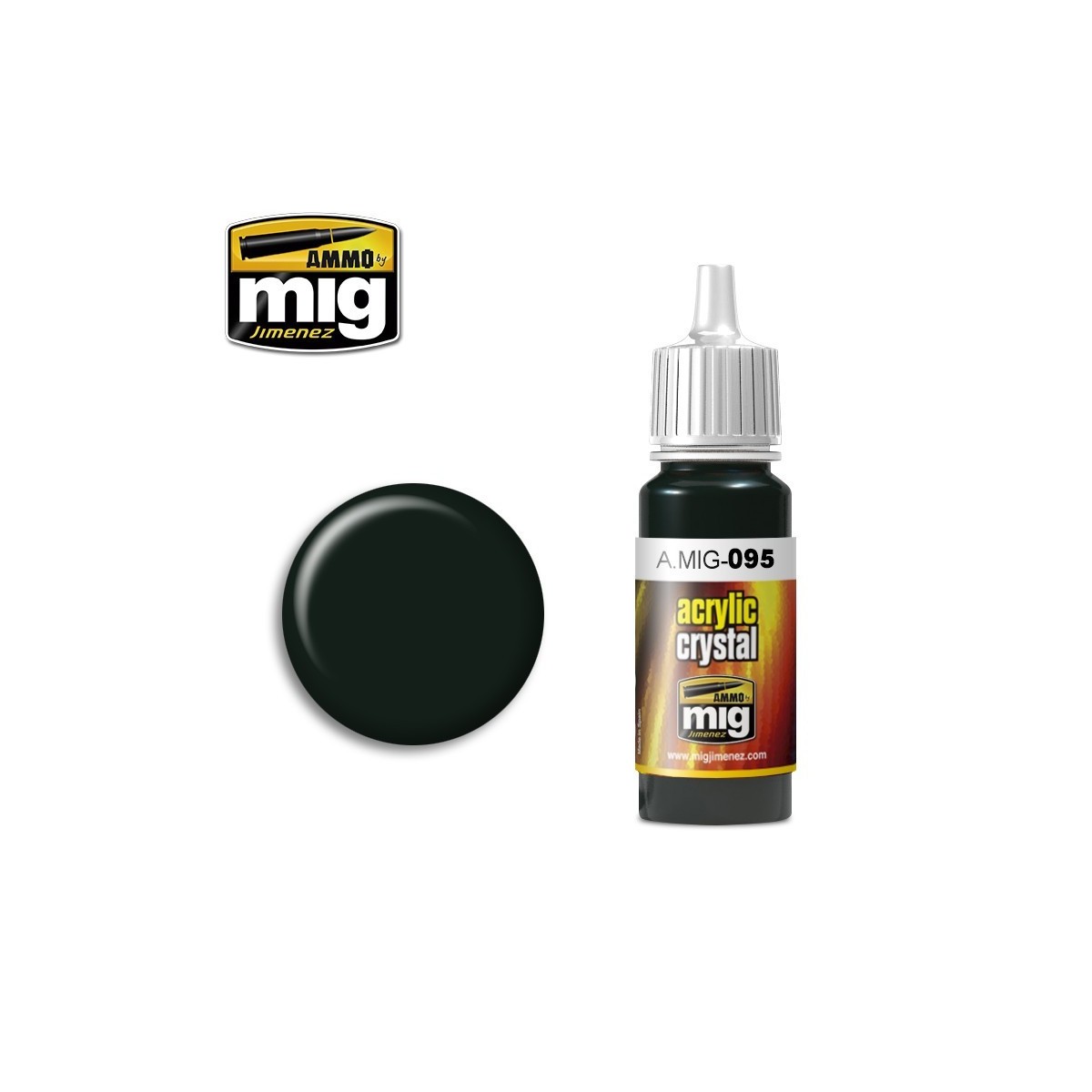 Peinture acrylique FUMÉ CRISTAL 17ml Mig AMMO - MIG Jimenez A.MIG-0095 - 1