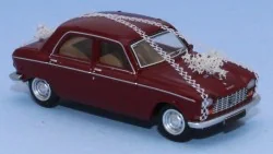 SAI 6266 Peugeot 204 berline 1968, rouge pourpre, voiture des mariés Sai Sai_6266 - 1