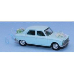 SAI 6265 Peugeot 204 berline 1968, bleu pastel, voiture des mariés Sai Sai_6265 - 1