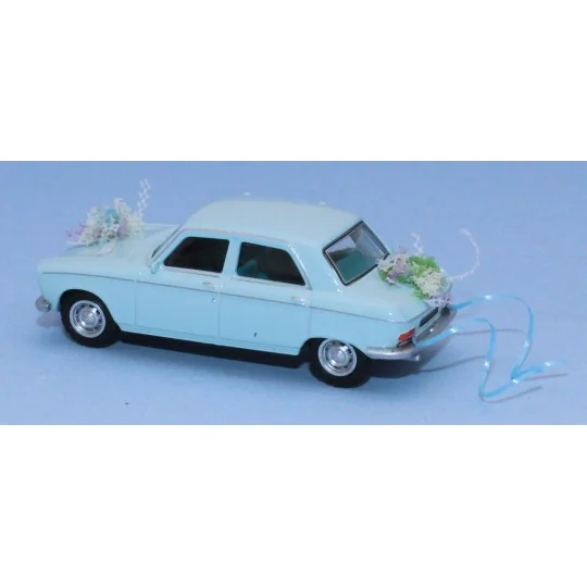 SAI 6265 Peugeot 204 sedan 1968, pastel blue, wedding car Sai_6265-SAI 6265 Peugeot 204 sedan 1968, pastel blue, wedding car
