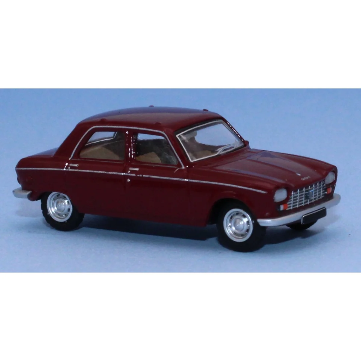 SAI 6253 Peugeot 204 sedan 1968, purple red SAI 6253 Peugeot 204 sedan 1968, purple red