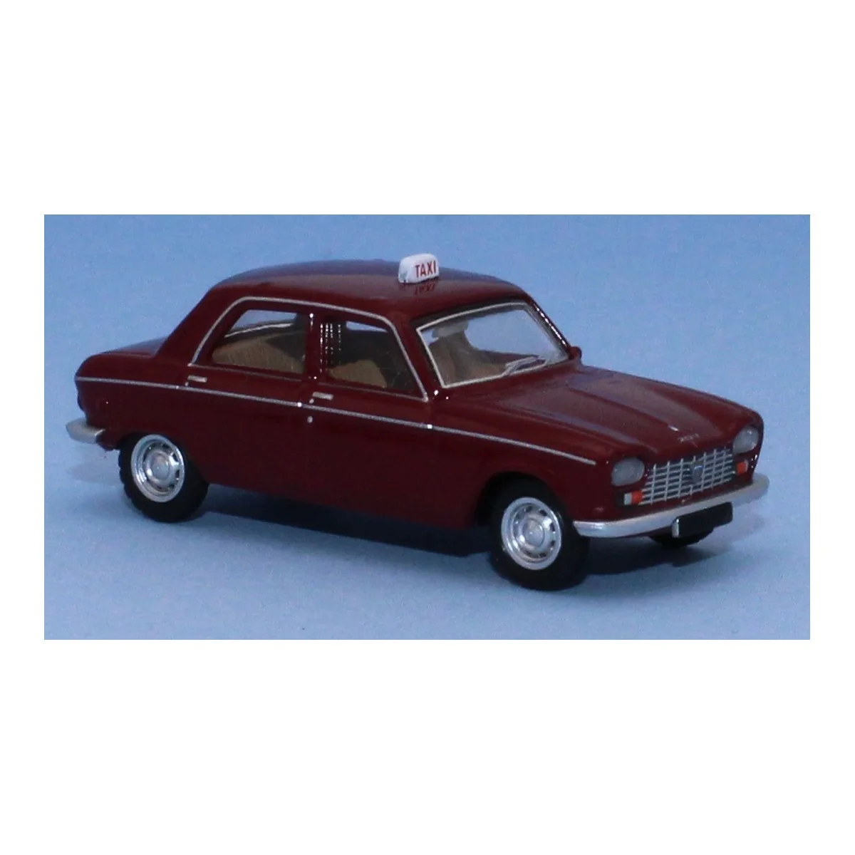 SAI 6261 Peugeot 204 sedan 1968, purple red, taxi SAI 6261 Peugeot 204 sedan 1968, purple red, taxi