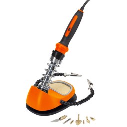 Soldering iron and pyrography kit + 7 accessories PG-Tools - PGM-PG...