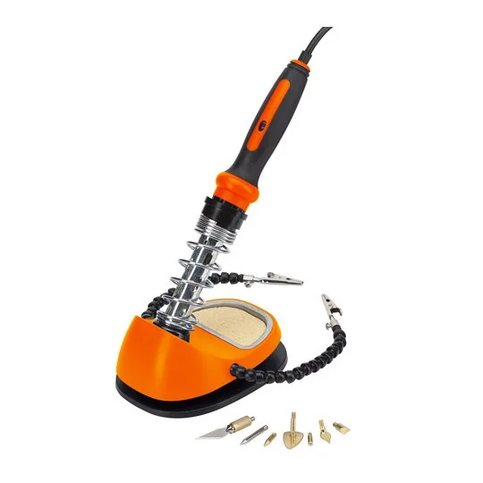 Kit fer à souder, pyrogravure + 7 accessoires PG-Tools PG-Mini PGM-PGT220 - 1 PGM-PGT220-Kit fer à souder, pyrogravure + 7 accessoires PG-Tools - PGM-PGT220