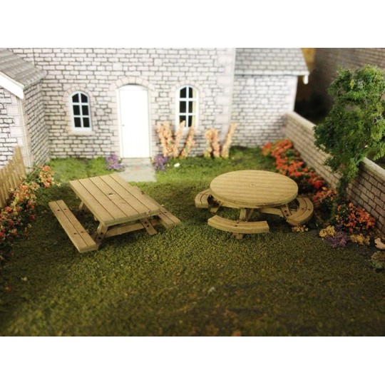 MET-PO510-Metcalfe PO510 Maquette, Tables de pique-nique