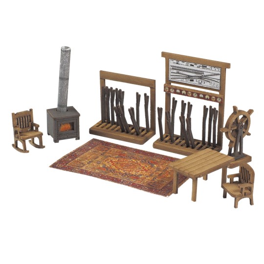 MET-PO580-Metcalfe PO580 Model, Interior of the signal box