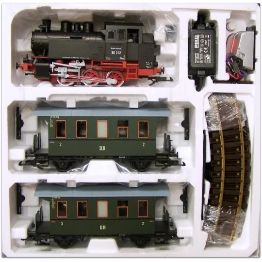 Piko_37125-Piko G 37125 Coffret de départ voyageurs, avec BR 80 sonorisée et fumigène, analogique