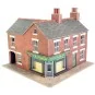 MET-PO263-Metcalfe PO263 Model Kit, Corner House in Red Brick with Shop