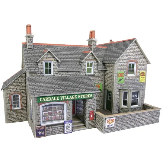 Metcalfe PO254 Model Kit, Village Supermarket and Cafe MET-PO254-Metcalfe PO254 Model Kit, Village Supermarket and Cafe