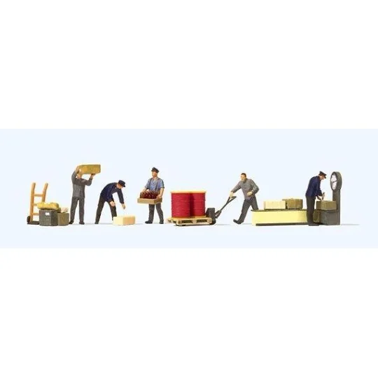 Preiser 10581 Figures, station staff - Preiser - Preiser_10581 Preiser_10581-Preiser 10581 Figures, station staff - Preiser_10581