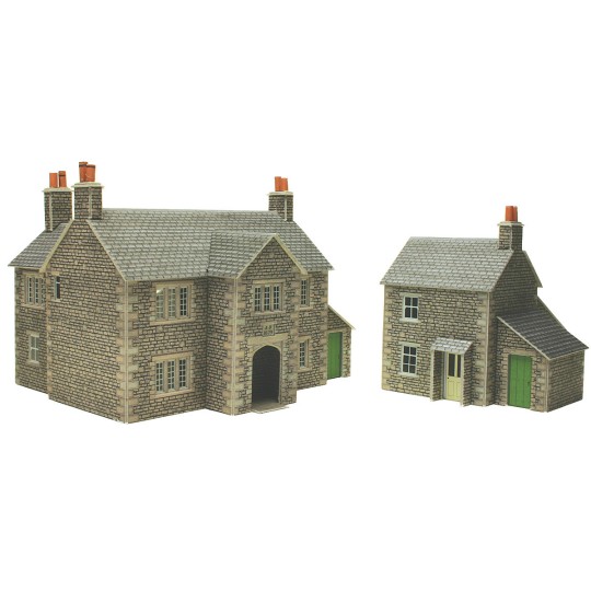 MET-PO250-Metcalfe PO250 Model Kit, Stone Farmhouse Manor