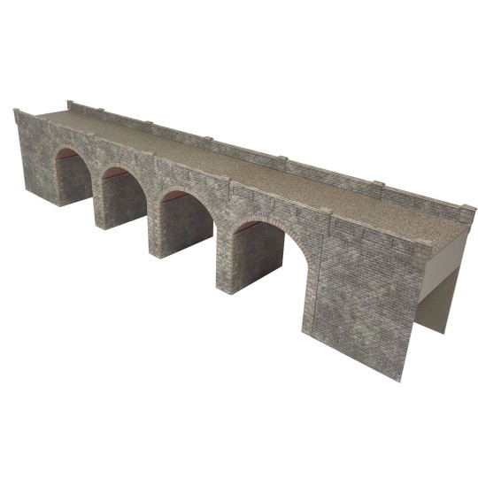 MET-PO241-Metcalfe PO241 Model Kit, Double-track stone viaduct
