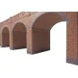 MET-PO240-Metcalfe PO240 Model Kit, Double-track Red Brick Viaduct