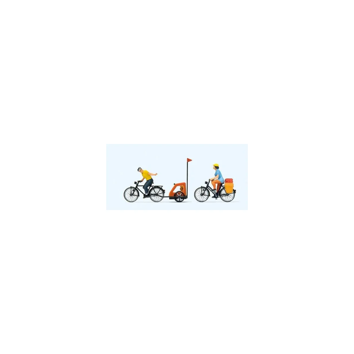 Preiser 10636 Personnages, famille à vélo Preiser Preiser_10636 - 1