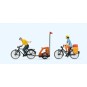 Preiser 10636 Figures, Family on Bicycles - Preiser - Preiser_10636 Preiser_10636-Preiser 10636 Figures, Family on Bicycles - Preiser_10636