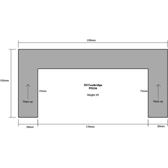 Metcalfe PO236 Maquette, Passerelle Metcalfe MET-PO236 - 2 MET-PO236-Metcalfe PO236 Maquette, Passerelle