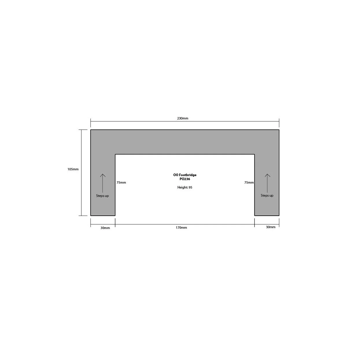 Metcalfe PO236 Maquette, Passerelle Metcalfe MET-PO236 - 2 Metcalfe PO236 Maquette, Passerelle Metcalfe MET-PO236 - 2