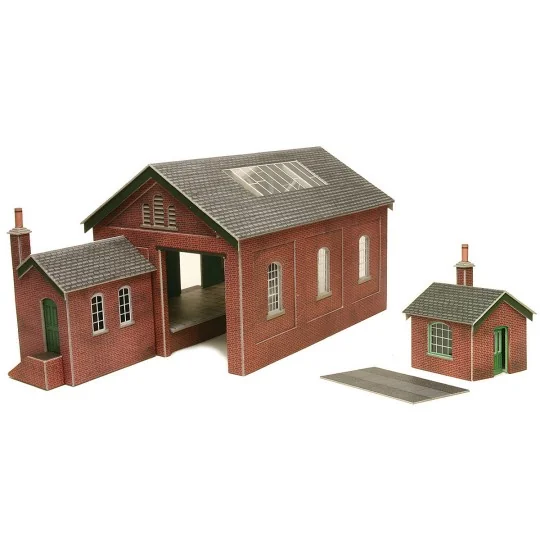 Metcalfe PO232 Maquette, Hangar à marchandises Metcalfe MET-PO232 - 1 MET-PO232-Metcalfe PO232 Maquette, Hangar à marchandises