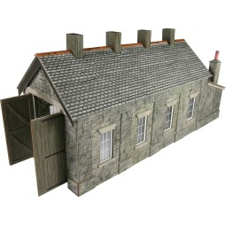 Metcalfe PO332 Model, Single-track stone locomotive shed - MET-PO332