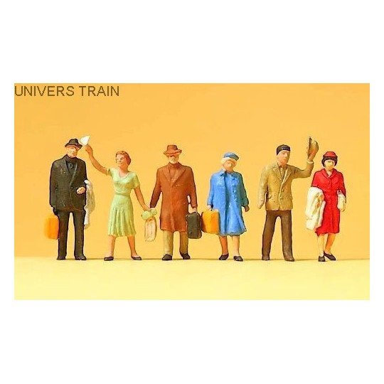 Preiser_14020-Preiser 14020 personnages, voyageurs