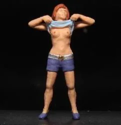 Preiser 28124 personnages, femme se déshabillant Preiser Preiser_28124 - 1