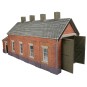 MET-PO331-Metcalfe PO331 Model, Single-track red brick locomotive shed