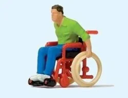 Preiser 28164 figures, man in wheelchair - Preiser - Preiser_28164